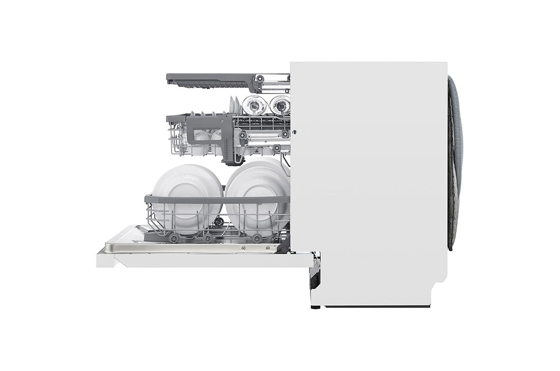 LG QuadWash ™ Astianpesukone (Valkonen), Energialuokka D, jossa on Auto Open kuivausominaisuus ja Smart Diagnosis™ - Wi-Fi-yhteys, SDU527HW, thumbnail 8