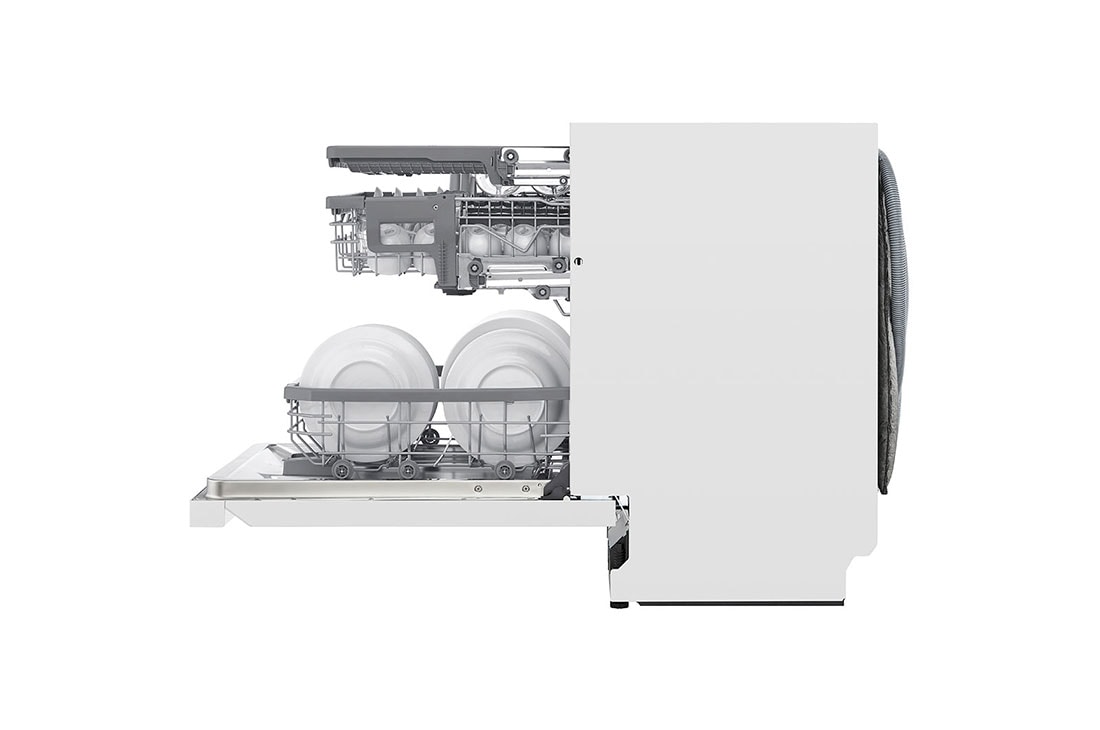 LG QuadWash ™ Astianpesukone (Valkonen), Energialuokka D, jossa on Auto Open kuivausominaisuus ja Smart Diagnosis™ - Wi-Fi-yhteys, SDU527HW, thumbnail 9