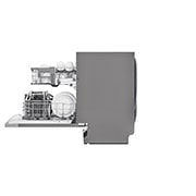 LG QuadWash™ Astianpesukone (Integroitava), Energialuokka D ja Smart Diagnosis™ - Wi-Fi-yhteys, Sivunäkymä ovi auki alusten kanssa, DB242TX, thumbnail 11