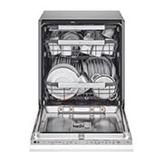 LG QuadWash™ Steam-astianpesukone (Integroitava), Energialuokka A, jossa on Auto Open kuivausominaisuus ja Smart Diagnosis™ - Wi-Fi-yhteys, Front Open with dishes, DB475TXS, thumbnail 3