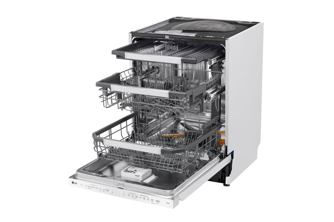 LG 14 Paikka-asetukset QuadWash™ astianpesukone TrueSteam™-ominaisuudella A-10%-energia, Suihkuvarsi ja höyrysuutin, SDU587HH, thumbnail 7