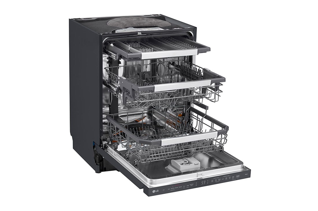 LG 14 Paikka-asetukset QuadWash™ Sisäänrakennettu astianpesukone TrueSteam™-ominaisuudella A-10%-energia, QuadWash™, SDU587HM, thumbnail 4