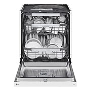 LG 14 Paikka-asetukset QuadWash™ Sisäänrakennettu astianpesukone A-10%-energia, Avoin etunäkymä mallista DU386FW, DU386FW, thumbnail 2