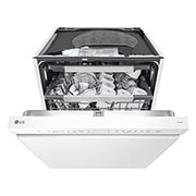 LG 14 Paikka-asetukset QuadWash™ Sisäänrakennettu astianpesukone A-10%-energia, Avoin sivunäkymä mallista DU386FW - yläteline, DU386FW, thumbnail 10