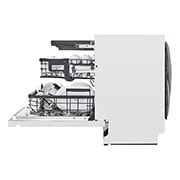 LG 14 Paikka-asetukset QuadWash™ Sisäänrakennettu astianpesukone A-10%-energia, Ylänäkymä oikealta mallista DU386FW, DU386FW, thumbnail 11
