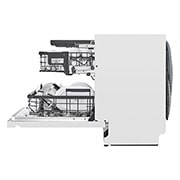 LG 14 Paikka-asetukset QuadWash™ Sisäänrakennettu astianpesukone A-10%-energia, Avoin näkymä oikealta mallista DU386FW, DU386FW, thumbnail 12