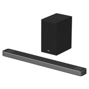 LG Soundbar SPD75YA, vinottainen kuva soundbar-kaiuttimesta ja alabassokaiuttimesta, SPD75YA, thumbnail 2