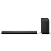 LG Soundbar TV:hen Dolby Atmos 3.1.1 kanavainen NS70TY, Edestä otettu kuva LG Soundbar S70TY:stä ja subwooferista, NS70TY, thumbnail 1