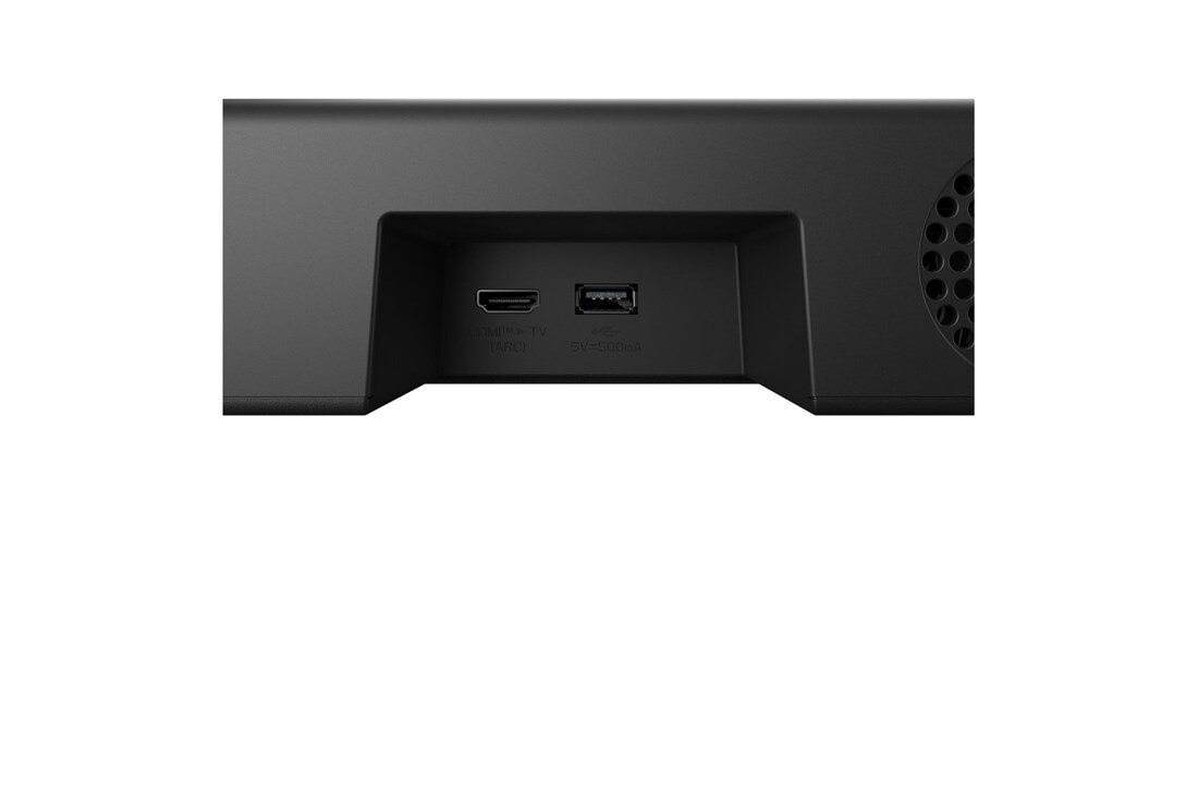 LG Soundbar NS20A, lähikuva kaapeliporteista, NS20A, thumbnail 10