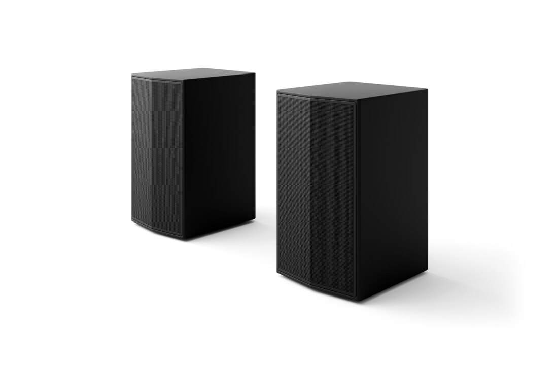 LG Soundbar TV 4.1 kanavalle NS40TR, Vinosta kulmasta otettu kuva takakaiuttimista, NS40TR, thumbnail 10