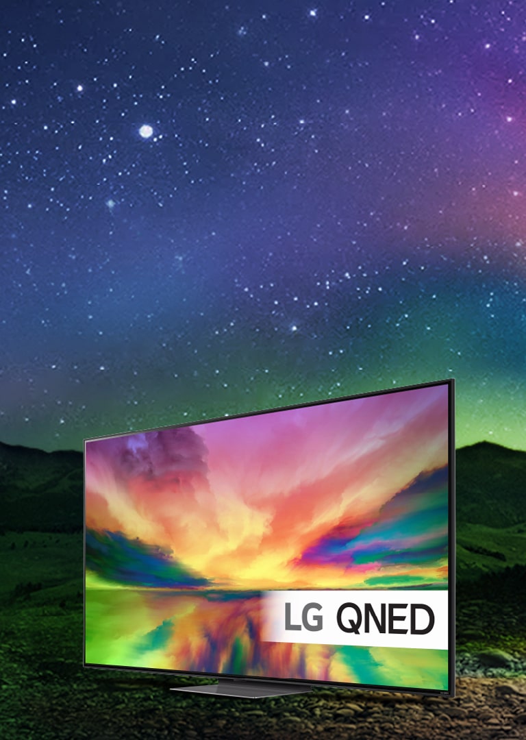 Koe uusimman QNED-television <br>  täyteläiset ja eloisat värit.2