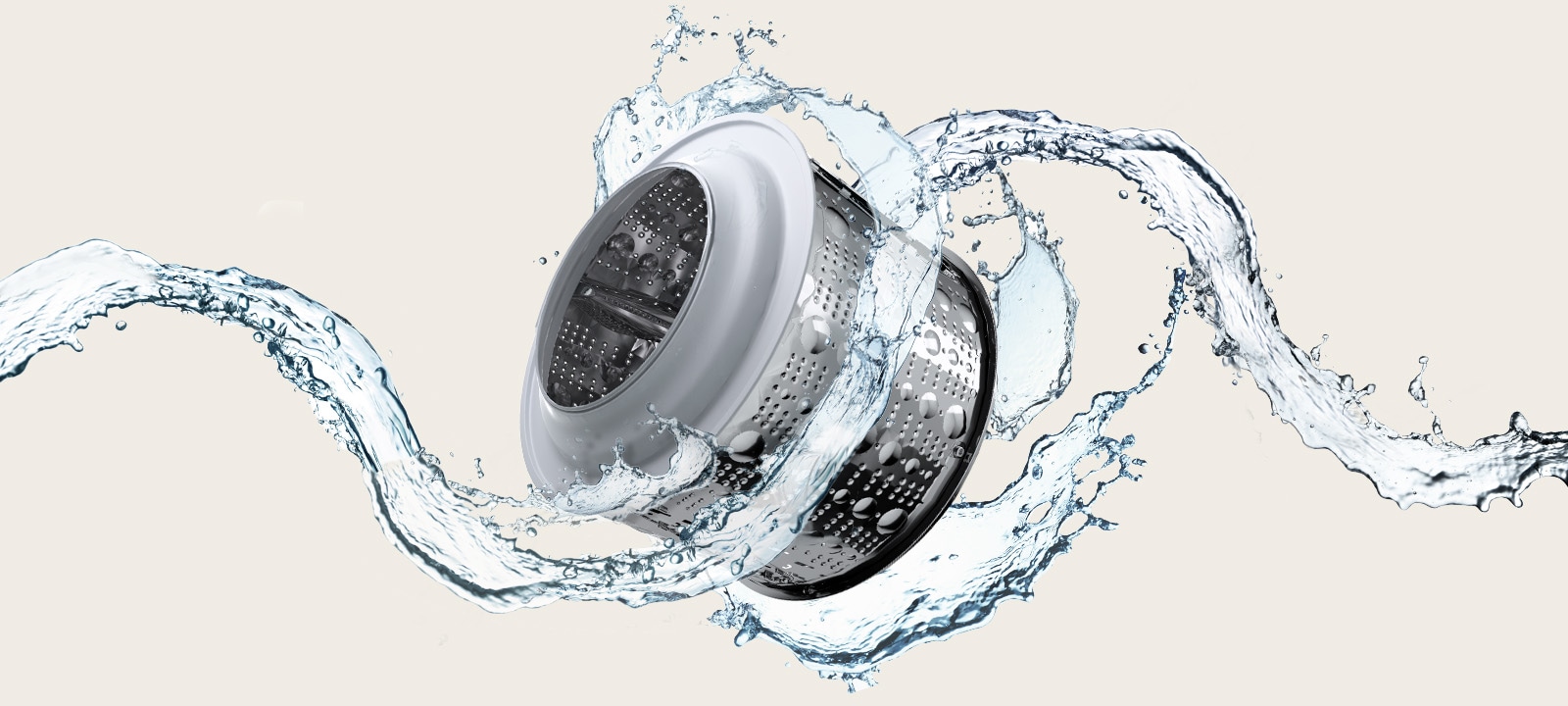 Kuva vedestä liikkumassa rummussa