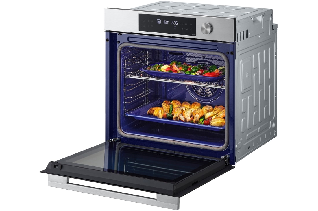 LG 76L A+, Inbyggnadsugn i rostfritt stål med InstaView™ och 10 min EasyClean samt teleskopskenor , 76L A+, integroitu ruostumattomasta teräksestä valmistettu uuni, jossa on InstaView, Blue EasyClean -puhdistusjärjestelmä ja teleskooppikiskot, WSED7613S, thumbnail 16