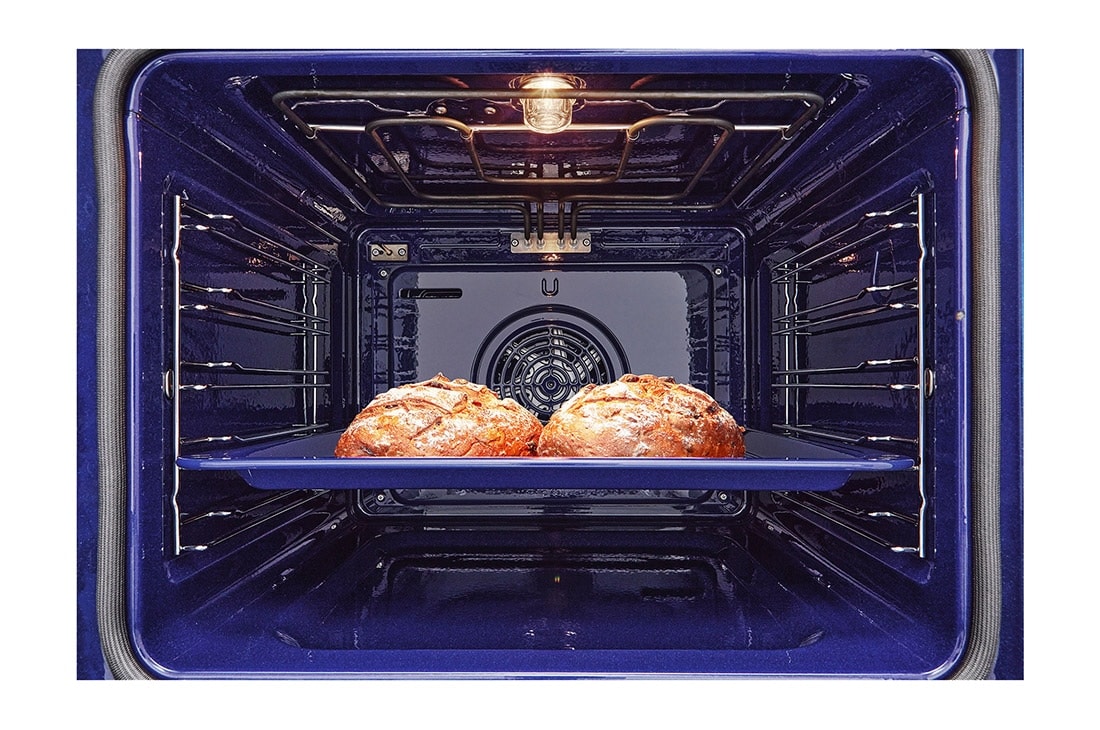 LG 76L A+, Sisäänrakennettu uuni mattamustaa terästä, InstaView™-toiminto, 10 minuutin EasyClean-puhdistus ja teleskooppikiskot, 76L A+, integroitu ruostumattomasta teräksestä valmistettu uuni, jossa on InstaView, Blue EasyClean -puhdistusjärjestelmä ja teleskooppikiskot, WS7D7632WB, thumbnail 9