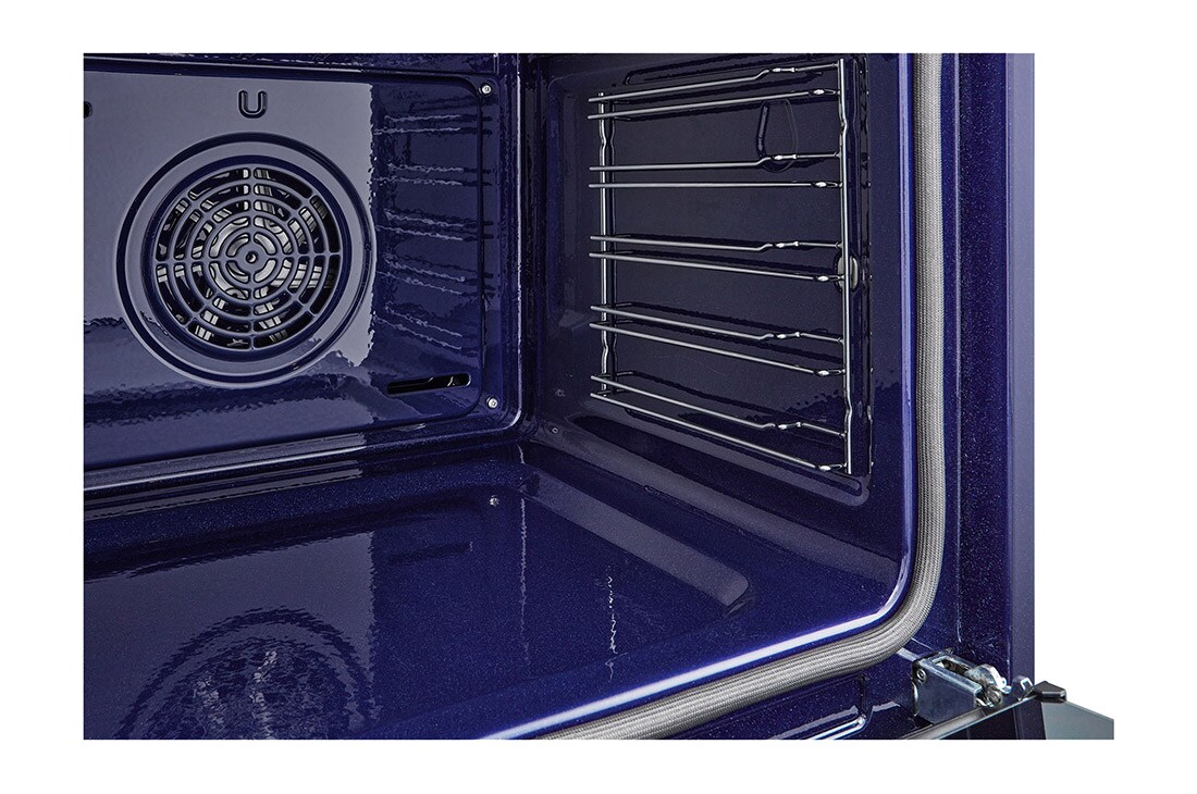 LG 76L A+, Sisäänrakennettu uuni mattamustaa terästä, InstaView™-toiminto, 10 minuutin EasyClean-puhdistus ja teleskooppikiskot, 76L A+, integroitu ruostumattomasta teräksestä valmistettu uuni, jossa on InstaView, Blue EasyClean -puhdistusjärjestelmä ja teleskooppikiskot, WS7D7632WB, thumbnail 11