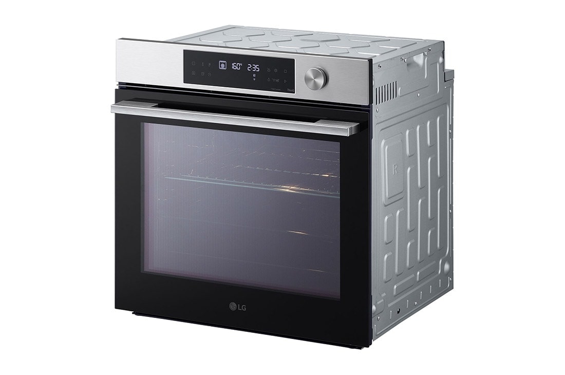 LG 76L A+, Sisäänrakennettu uuni mattamustaa terästä, InstaView™-toiminto, 10 minuutin EasyClean-puhdistus ja teleskooppikiskot, 76L A+, integroitu ruostumattomasta teräksestä valmistettu uuni, jossa on InstaView, Blue EasyClean -puhdistusjärjestelmä ja teleskooppikiskot, WS7D7632WB, thumbnail 14