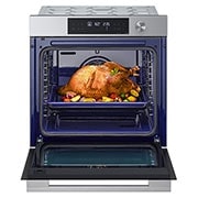 LG 76L A+, Sisäänrakennettu uuni mattamustaa terästä, InstaView™-toiminto, 10 minuutin EasyClean-puhdistus ja teleskooppikiskot, 76L A+, integroitu ruostumattomasta teräksestä valmistettu uuni, jossa on InstaView, Blue EasyClean -puhdistusjärjestelmä ja teleskooppikiskot, WS7D7632WB, thumbnail 4