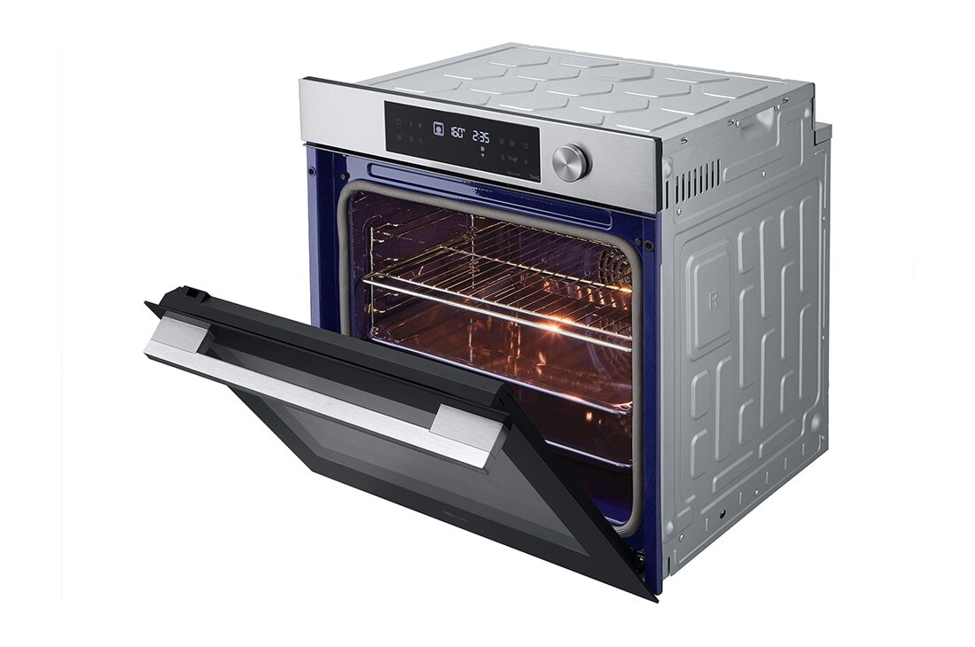 LG 76L A+, sisäänrakennettava uuni mattamustaa terästä, InstaView™ ja 10 minuutin EasyClean-puhdistustoiminto, 76L A+, integroitu ruostumattomasta teräksestä valmistettu uuni, jossa on InstaView, Blue EasyClean -puhdistusjärjestelmä ja teleskooppikiskot, WS7D7631WB, thumbnail 8