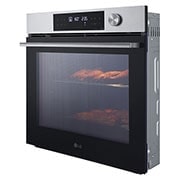 LG 76L A+, sisäänrakennettava uuni mattamustaa terästä, InstaView™ ja 10 minuutin EasyClean-puhdistustoiminto, 76L A+, integroitu ruostumattomasta teräksestä valmistettu uuni, jossa on InstaView, Blue EasyClean -puhdistusjärjestelmä ja teleskooppikiskot, WS7D7631WB, thumbnail 12