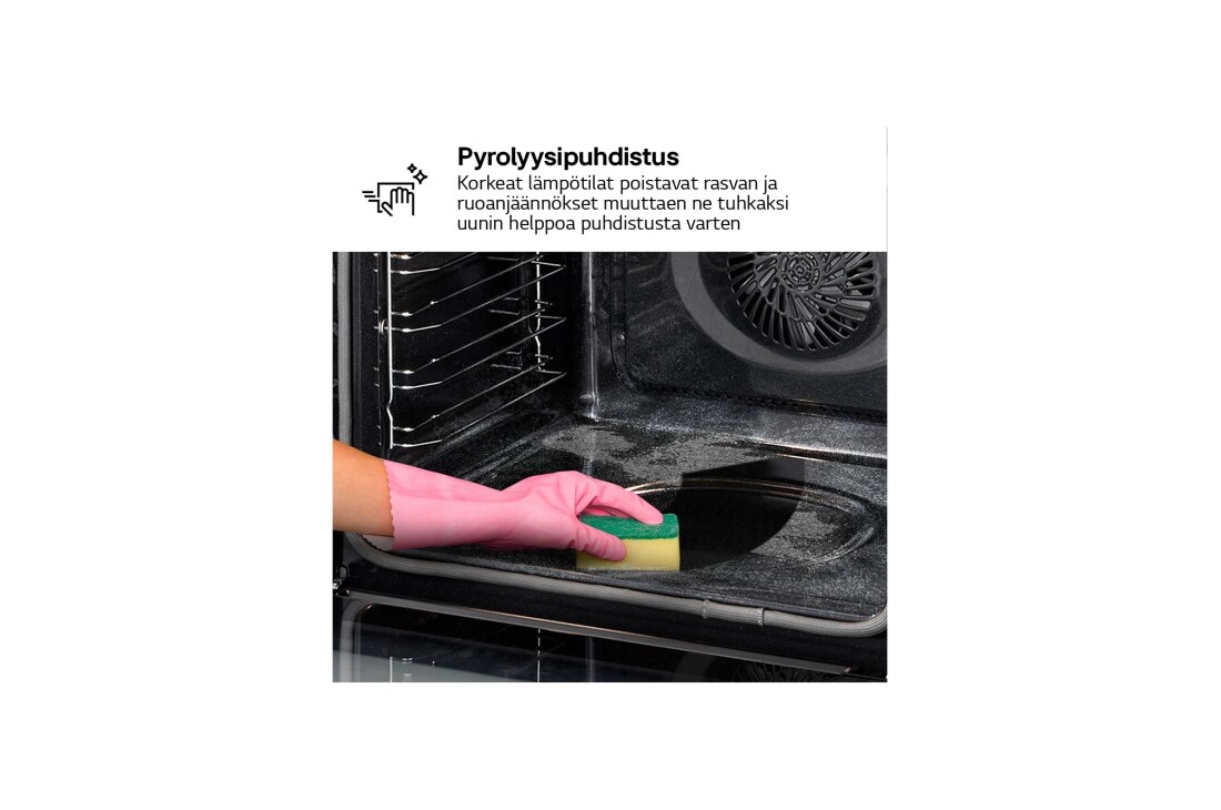 LG Pyrolyysiuuni - LG WS5D7230G, 72L, Energia A, Kiertoilmauuni, Musta, Pyrolyysiuuni - LG WS5D7230G, 72L, Energia A, Kiertoilmauuni, Musta, CWS5D7230G, thumbnail 5