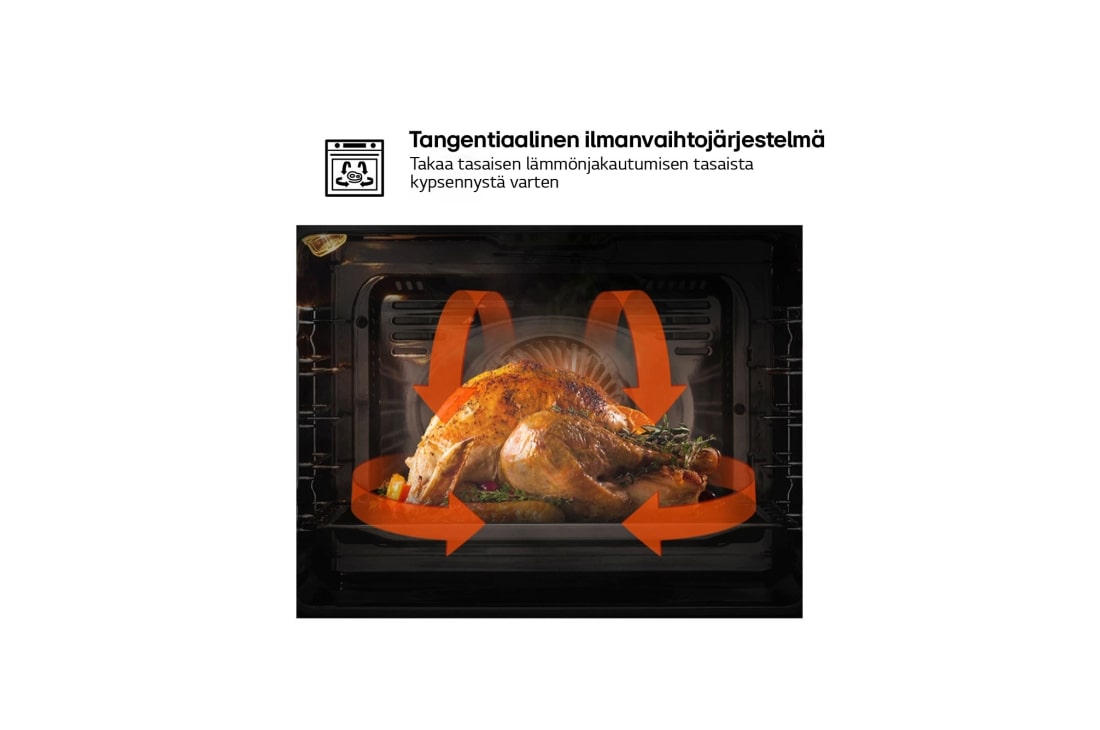 LG Pyrolyysiuuni - LG WS5D7230G, 72L, Energia A, Kiertoilmauuni, Musta, Pyrolyysiuuni - LG WS5D7230G, 72L, Energia A, Kiertoilmauuni, Musta, CWS5D7230G, thumbnail 6