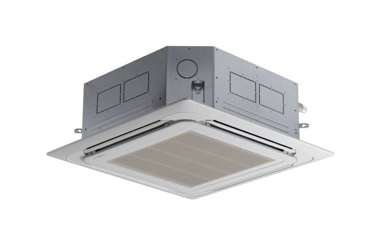 LG Nelisuuntainen kasetti, lämmityskapasiteetti 1,6 kW, jäähdytyskapasiteetti 1,46 kW, MT06AH
