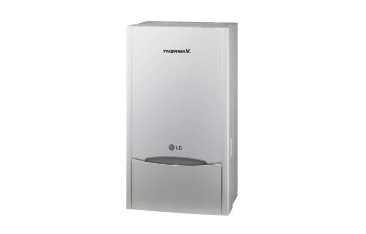 LG Ilma-/vesilämpöpumppu, 3-vaiheinen, 400V, vedenlämpötila 15/60°C (min/max), COP 4,3, Therma V Mono 10 kW, thumbnail 3