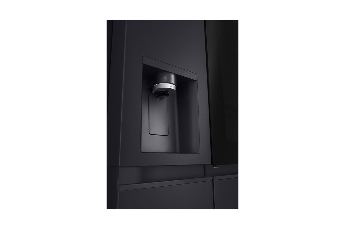 LG  628L InstaView Door in Door™ Side by Side (Essence Black), Energialuokka D, Craft Ice™, Vesi/jää vesijohtoliitännällä, Smart Diagnosis™ med Wi-Fi, Fremre topp åpen, GSXE90EVDD, thumbnail 10