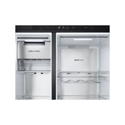 LG  628L InstaView Door in Door™ Side by Side (Essence Black), Energialuokka D, Craft Ice™, Vesi/jää vesijohtoliitännällä, Smart Diagnosis™ med Wi-Fi, Inverter Linear Compressor, GSXE90EVDD, thumbnail 5