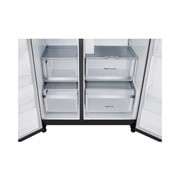 LG  628L InstaView Door in Door™ Side by Side (Essence Black), Energialuokka D, Craft Ice™, Vesi/jää vesijohtoliitännällä, Smart Diagnosis™ med Wi-Fi, Skjerm, GSXE90EVDD, thumbnail 6