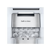 LG  628L InstaView Door in Door™ Side by Side (Essence Black), Energialuokka D, Craft Ice™, Vesi/jää vesijohtoliitännällä, Smart Diagnosis™ med Wi-Fi, Nærbilde av skuff, GSXE90EVDD, thumbnail 7
