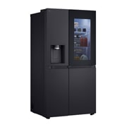 LG  628L InstaView Door in Door™ Side by Side (Essence Black), Energialuokka D, Craft Ice™, Vesi/jää vesijohtoliitännällä, Smart Diagnosis™ med Wi-Fi, Fremre bunn åpen, GSXE90EVDD, thumbnail 11