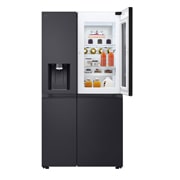 LG  628L InstaView Door in Door™ Side by Side (Essence Black), Energialuokka D, Craft Ice™, Vesi/jää vesijohtoliitännällä, Smart Diagnosis™ med Wi-Fi, Bakside, GSXE90EVDD, thumbnail 12