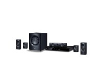 5.1-kanavainen kotiteatterijärjestelmä, jossa on langattomat takakaiuttimet. Tehokkaiden 1 200 watin kaiuttimien pinta on aramidia. Extra SMART Blu-ray -soitin, verkkoselaus, Wi-Fi, DLNA, Private Sound, 4K upscaling -skaalaus ja 3D-tuki. Käynnistys 5 sekunnissa. 1