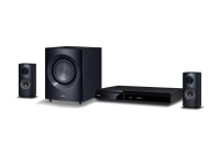 2.1-kanavainen kotiteatterijärjestelmä. Tehokkaiden 600 watin kaiuttimien pinta on aramidia Extra SMART Blu-ray -soitin, verkkoselaus, Wi-Fi, DLNA, Private Sound, 4K upscaling -skaalaus ja 3D-tuki. Käynnistys 5 sekunnissa.1