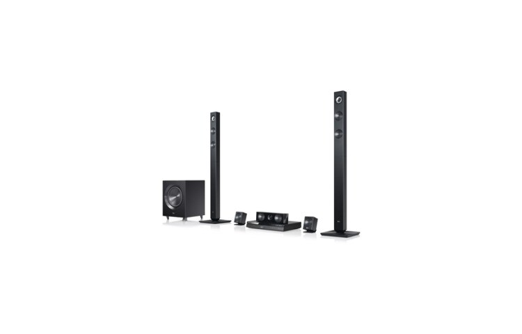 LG 5.1-kanavainen 3D Blu-ray -kotiteatterijärjestelmä Smart TV -palveluilla, BH7420PN