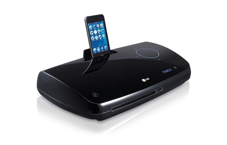 LG:n 2.1-DVD-kotiteatterijärjestelmä, jossa iDock, HT33S, thumbnail 2