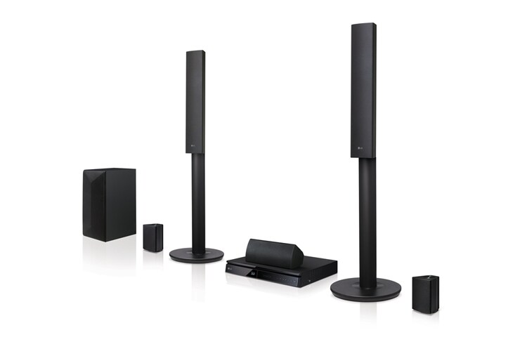 LG 3D Blu-ray™ / DVD -kotiteatterijärjestelmä, LHB645
