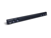  Tehokas 300 watin 2.1-kanavainen Soundbar, jossa on Bluetooth-yhteys. Voidaan kiinnittää seinään. Langaton subwoofer. 1