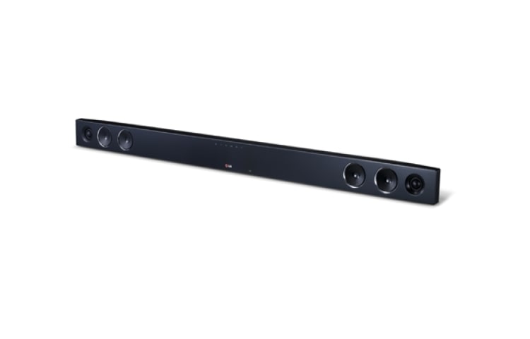 LG  Tehokas 300 watin 2.1-kanavainen Soundbar, jossa on Wi-Fi, Bluetooth-yhteys ja SMART TV -palvelut. Voidaan kiinnittää seinään. Langaton subwoofer. , NB3730A, thumbnail 2