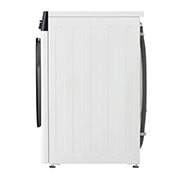 LG 11 kg / 6 kg Kuivaava pesukone(Valkonen) - Auto Dose, Steam, Energialuokka D, TurboWash™360, AI DD™ , Smart Diagnosis™ - Wi-Fi-yhteys, Side view, CV94E7S2BA, thumbnail 14