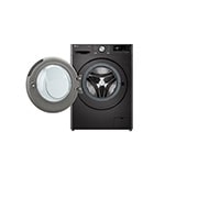 LG 11 kg / 6 kg Kuivaava pesukone(Musta) - Auto Dose, Steam, Energialuokka D, TurboWash™360, AI DD™ , Smart Diagnosis™ - Wi-Fi-yhteys, FrontOpen view, CV94E7S2QA, thumbnail 2