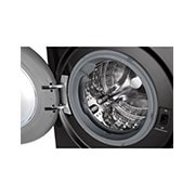 LG 11 kg / 6 kg Kuivaava pesukone(Musta) - Auto Dose, Steam, Energialuokka D, TurboWash™360, AI DD™ , Smart Diagnosis™ - Wi-Fi-yhteys, Drum1 view, CV94E7S2QA, thumbnail 3