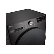 LG 11 kg / 6 kg Kuivaava pesukone(Musta) - Auto Dose, Steam, Energialuokka D, TurboWash™360, AI DD™ , Smart Diagnosis™ - Wi-Fi-yhteys, top display view, CV94E7S2QA, thumbnail 7