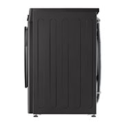 LG 11 kg / 6 kg Kuivaava pesukone(Musta) - Auto Dose, Steam, Energialuokka D, TurboWash™360, AI DD™ , Smart Diagnosis™ - Wi-Fi-yhteys, side view, CV94E7S2QA, thumbnail 14