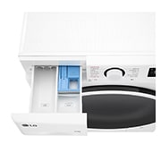 LG 9kg / 6 kg Kuivaava pesukone(Valkonen) - Steam, Energialuokka A/D, TurboWash™360, AI DD™, Smart Diagnosis™, CV50T6S2E1, thumbnail 7