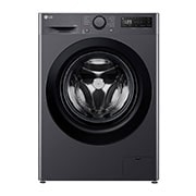 LG 9 kg / 6 kg Kuivaava pesukone(Musta) - Steam, Energialuokka A/D, AI DD™, Smart Diagnosis™, Front view, P4Y5VRP6J, thumbnail 1