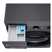 LG 9 kg / 6 kg Kuivaava pesukone(Musta) - Steam, Energialuokka A/D, AI DD™, Smart Diagnosis™, Detergent port top view, P4Y5VRP6J, thumbnail 6