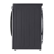 LG 9 kg / 6 kg Kuivaava pesukone(Musta) - Steam, Energialuokka A/D, AI DD™, Smart Diagnosis™, Side view, P4Y5VRP6J, thumbnail 14