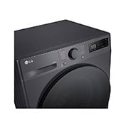 LG 10 kg / 6 kg Kuivaava pesukone(Middle Black) - Steam, Energialuokka A/D, AI DD™, Smart Diagnosis™, Display view, F4Y5RRPYJ, thumbnail 3